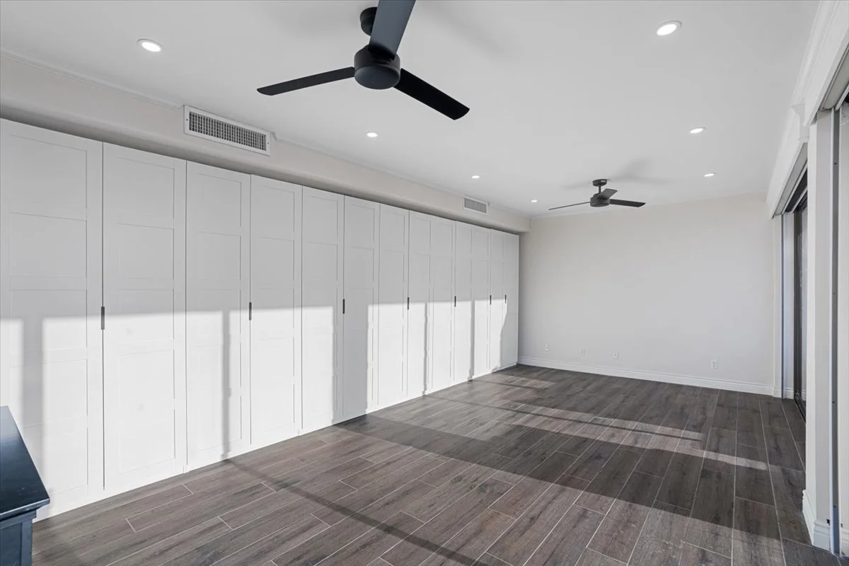 Kitchen cabinets being refinished by ZLS Contractors in an Orlando home